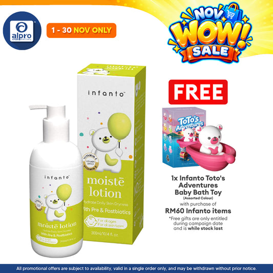 Infanto Moiste Lotion 300ml | Suitable for Newborns