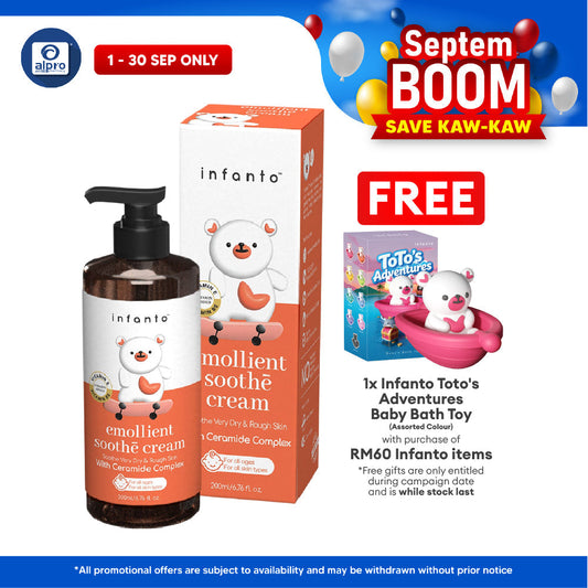 Infanto Emollient Soothe Cream 200ml Infanto