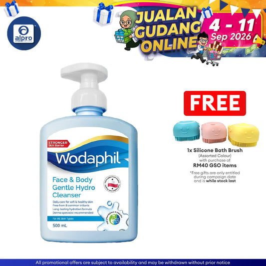 GSO Wodaphil Gentle Hydro Cleanser 500ml | Gentle & Effective GSO