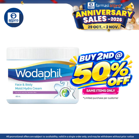 GSO Wodaphil Moist Hydro Cream 480ml | Long-Lasting Hydration