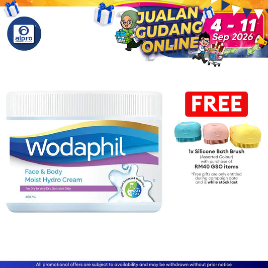 GSO Wodaphil Moist Hydro Cream 480ml | Long-Lasting Hydration GSO