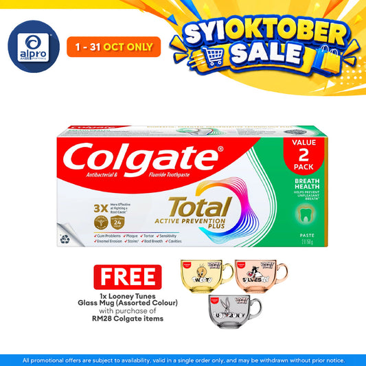 Colgate Total Protection Total Breath Health 150g 2s | Helps Prevent Unpleasant Breath