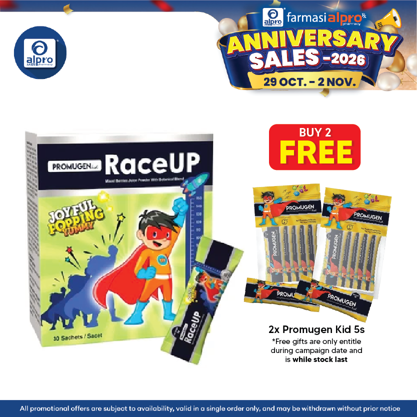 Promugen Kid Raceup 2g x 30s | Supports Hormone Activation