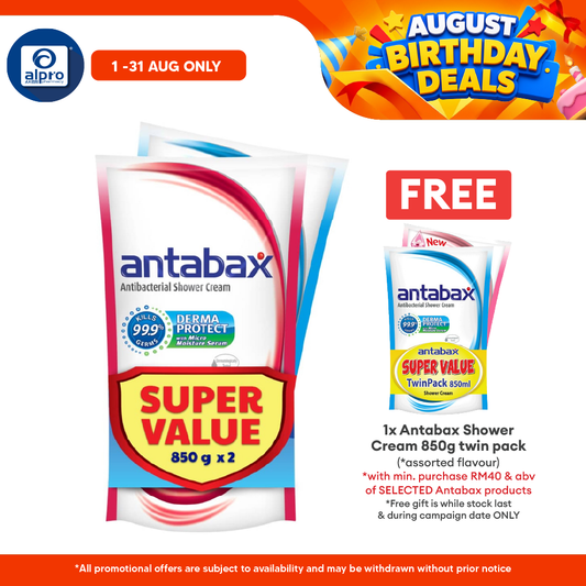 Antabax Shower Cream Fresh + Protect 850g ×2s Antabax