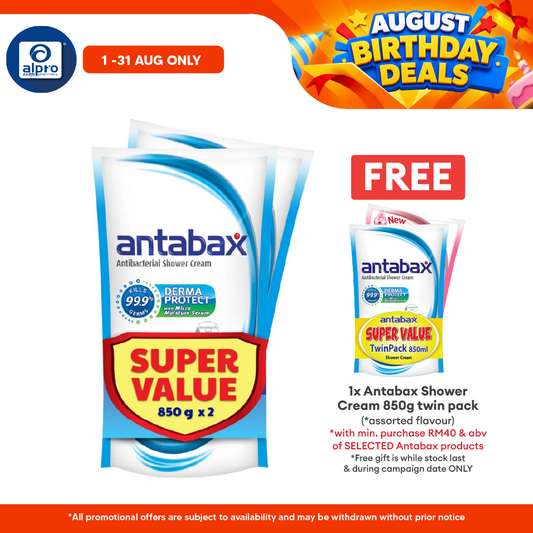 Antabax Shower Cream Fresh + Fresh 850g ×2s Antabax