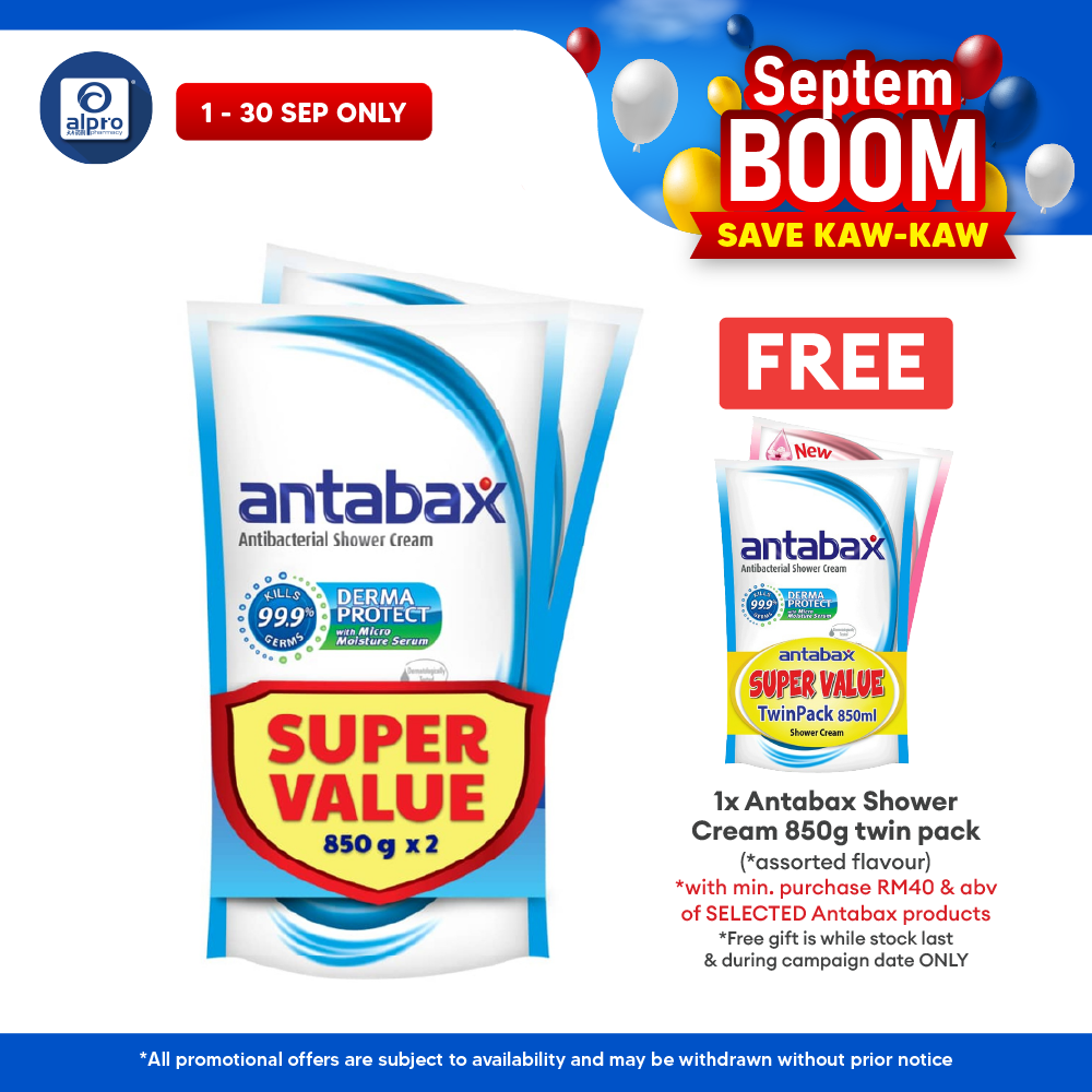 Antabax Shower Cream Fresh + Fresh 850g ×2s Antabax