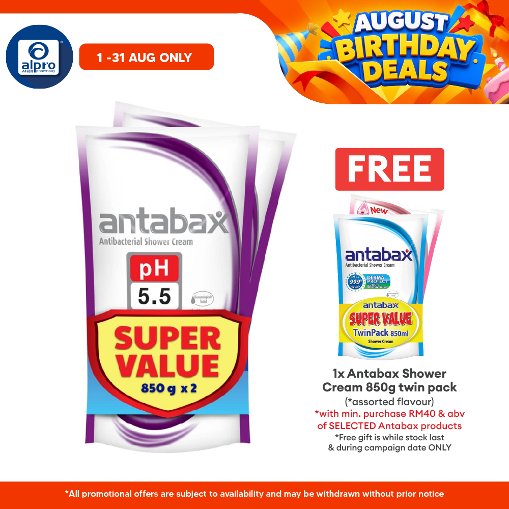 Antabax Shower Cream Sensitive + Sensitive 850g ×2s Antabax
