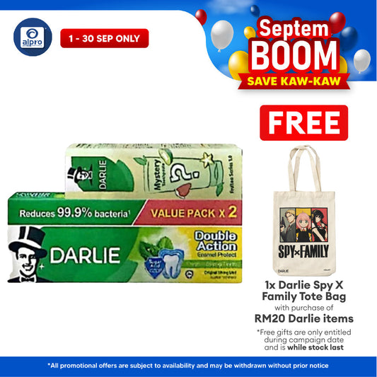 Darlie Double Action Strong Mint 180g 2s + Blind Box 80g | Oral Protection & Fresher Breath Darlie