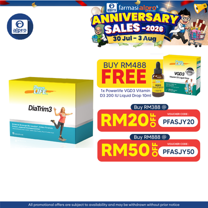 Powerlife Diatrim3 15s | Supports Sugar Control Powerlife