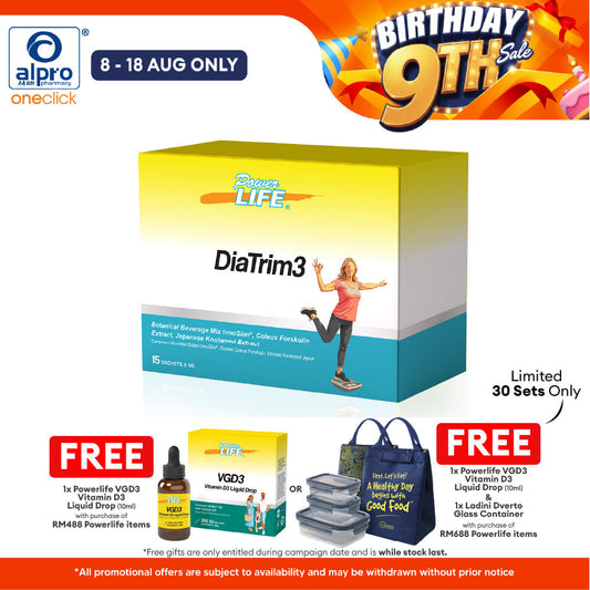 Powerlife Diatrim3 15s | Supports Sugar Control Powerlife