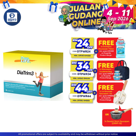 Powerlife Diatrim3 15s | Supports Sugar Control Kinohimitsu