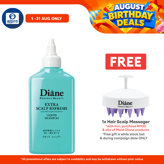 Moist Diane Perfect Beauty Extra Scalp Refresh Liquid Shampoo 240ml | Soothing & Odor Control Moist Diane