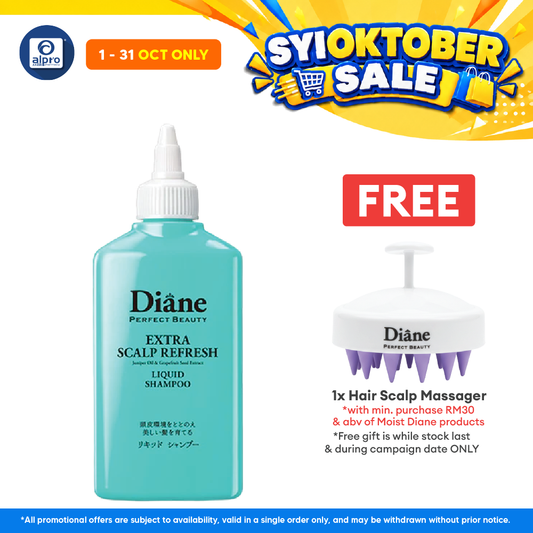 Moist Diane Perfect Beauty Extra Scalp Refresh Liquid Shampoo 240ml | Soothing & Odor Control