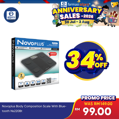 Novoplus Body Composition Scale with Bluetooth NS220BT Novoplus