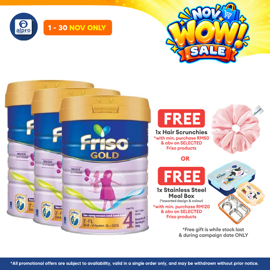 Friso Gold Step 4 3x900g| Supports Child Overall Growth