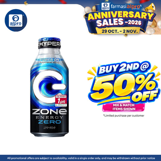 Suntory Hyper Zone Energy Zero Drink 400ml | Refreshing