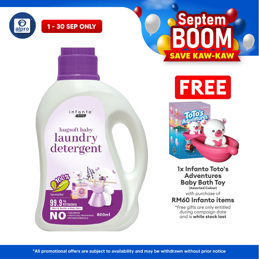Infanto Living Hugsoft Baby Laundry Detergent 800ml Infanto