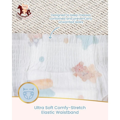 Iconic Babycare Ultrasoft Day & Night Baby Tape Diapers  (NB/ S/ M/ L) | Ultrasoft & Thin Super Absorbent