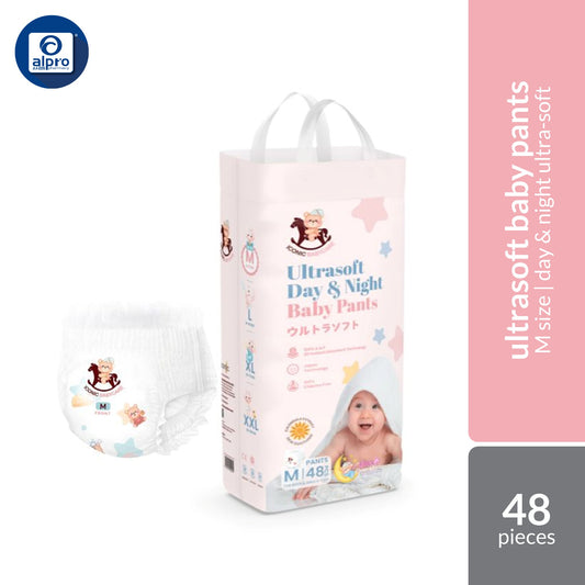Iconic Babycare Ultrasoft Day & Night Baby Pants (M/ L/ XL/ XXL) | Ultrasoft & Thin Super Absorbent