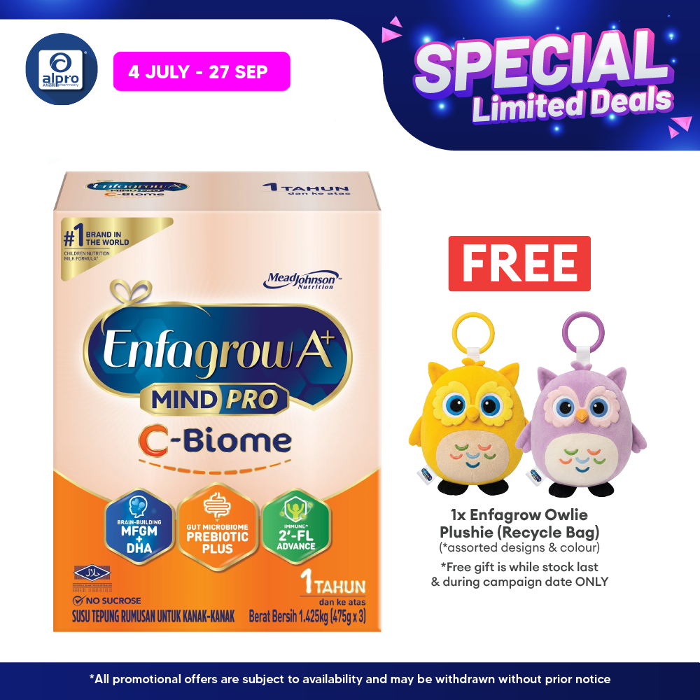 Enfagrow A+ Mindpro Step 3 Milk formula Original 2.32kg | for age 1-3 years old Enfagrow