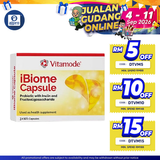 Vitamode Ibiome Capsule 10sx3 | Better Gut Health Vitamode