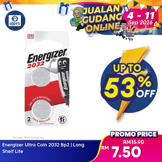 Energizer Ultra Coin 2032 Bp2 | Long Shelf Life Energizer