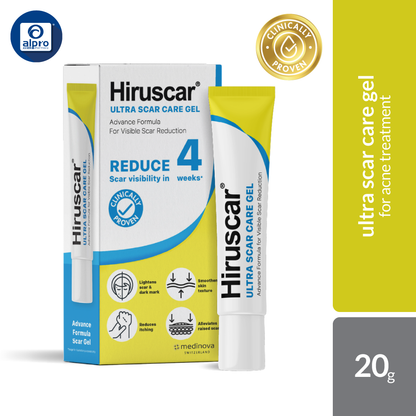 Hiruscar Ultra Scar Care Gel 20g | Reduces Scar Visibility in 4 Weeks Hiruscar