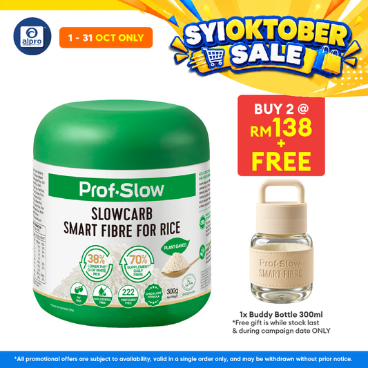 Prof. Slow Smart Fibre for Rice 300g | Maintain Stable Post-Meal Blood Sugar Levels