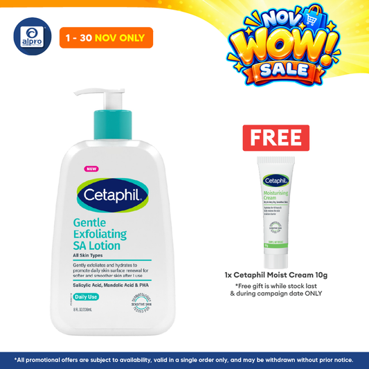 Cetaphil Gentle Exfoliating SA Lotion 236mL | Improve Skin Tone & Texture