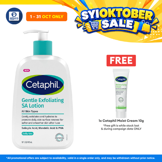 Cetaphil Gentle Exfoliating SA Lotion 473mL | Improve Skin Tone & Texture