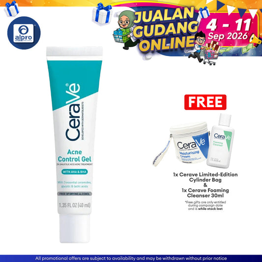 CeraVe Acne Blemish Control Gel 40mL | Prevents New Acne Breakout Cerave