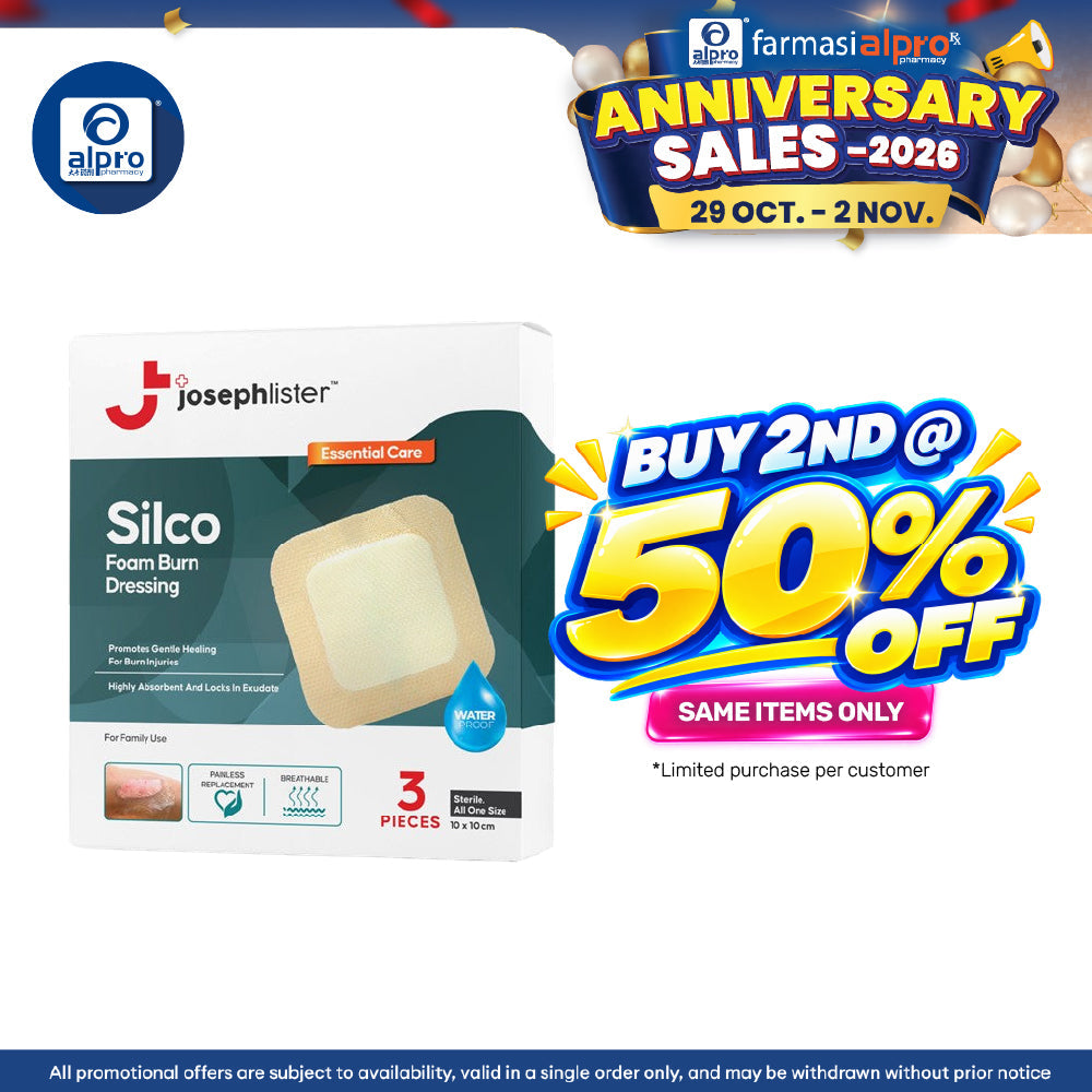 Josephlister Silco Foam Burn Dressing 3s | Waterproof