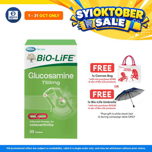 Bio-Life Glucosamine 750mg 30s | Daily Supplement