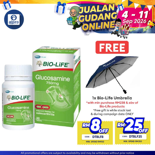 Bio-Life Glucosamine 750mg 30s | Daily Supplement Bio-life