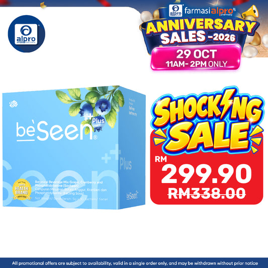 Beseen Plus Improved Eye-Brain Booster 5gx30s | Dual Action