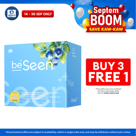 Beseen Plus Improved Eye-Brain Booster 5gx30s | Dual Action