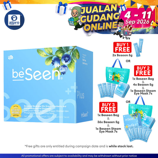 Beseen Plus Improved Eye-Brain Booster 5gx30s | Dual Action Beseen
