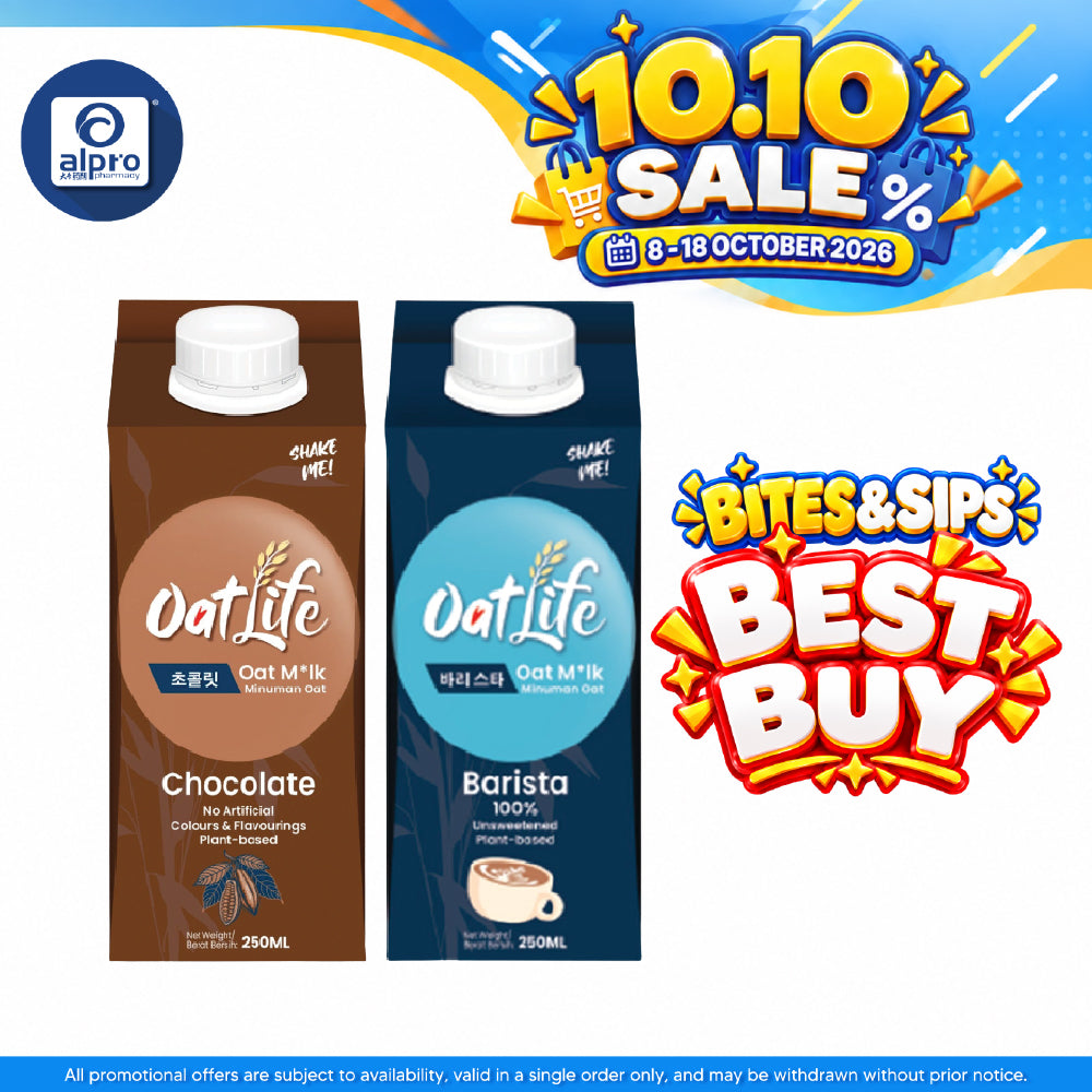 Oatlife Oat Milk (Barista/ Chocolate) 250mL | Smooth Premium Oat Milk