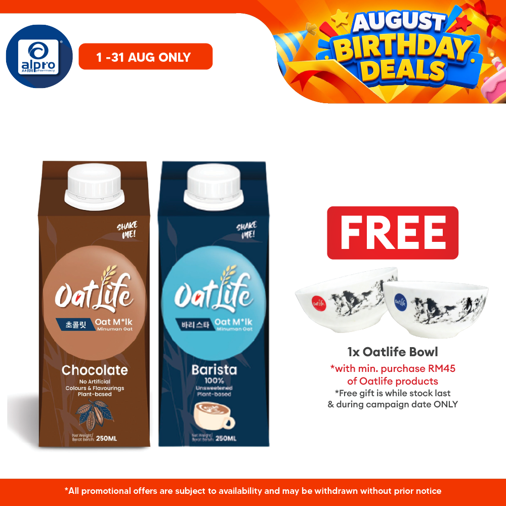 Oatlife Oat Milk (Barista/ Chocolate) 250mL | Smooth Premium Oat Milk OatLife