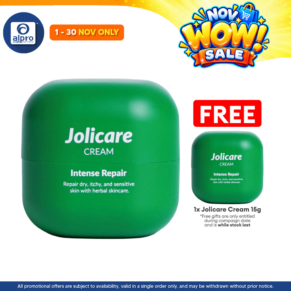 Jolicare Cream 50g | For Itchy, Dry & Sensitive Skin