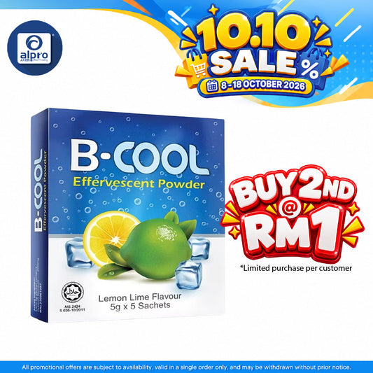 B-Cool Effervescent Powder 5g ×5s | Tasty & Natural Relief for Heatiness