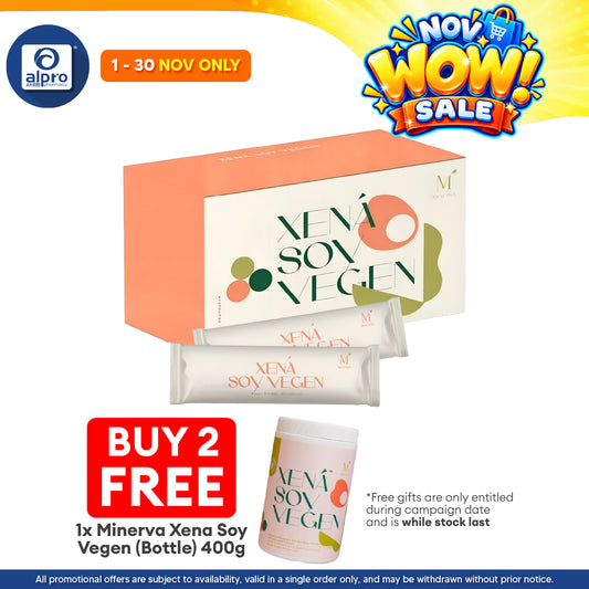 MINERVA Soy Vegen (30 Sachets) | Natural Collagen