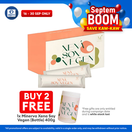 MINERVA Soy Vegen (30 Sachets) | Natural Collagen