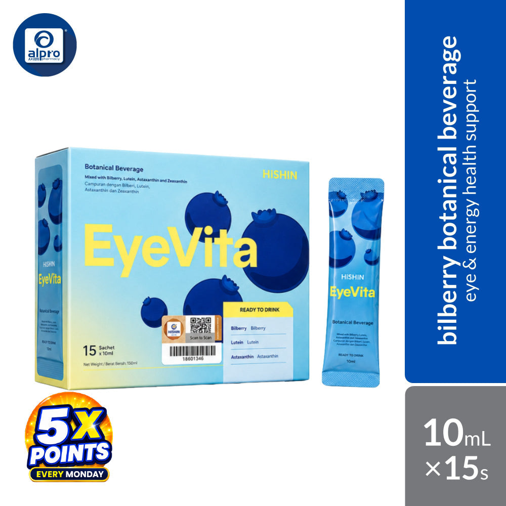 HISHIN EyeVita Botanical Beverage 15S | With Pre-Biotic HISHIN