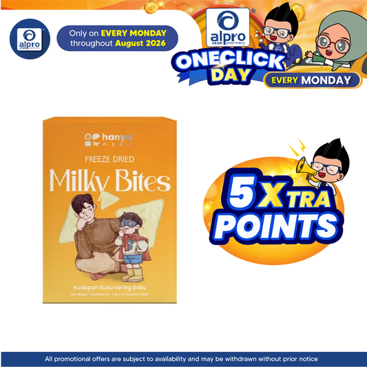 Hanya Freeze-Dried Milky Bites 3g X 15s | Nutritious & Delicious Hanya