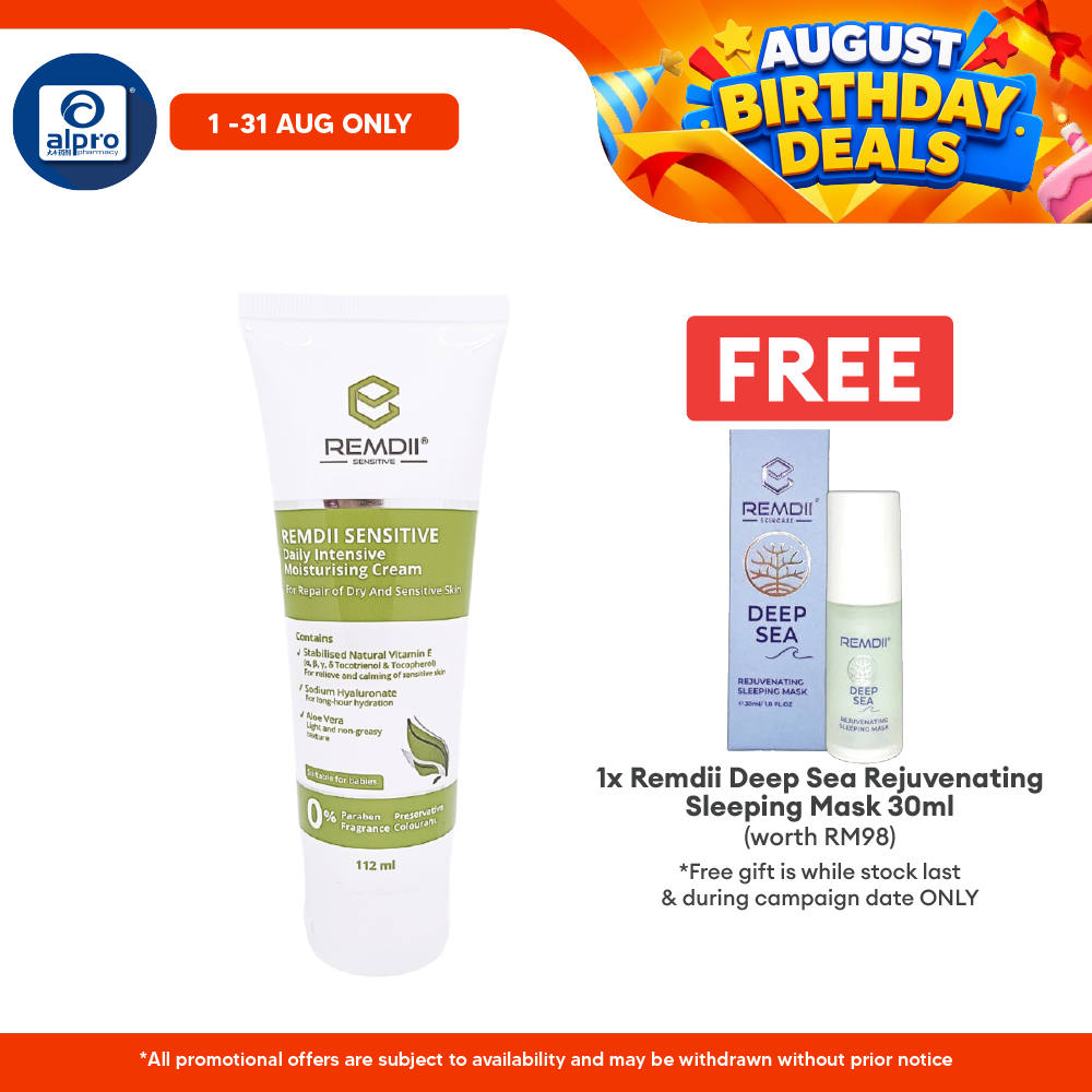 Remdii Sensitive Cream 112mL | Lightweight & Non-Oil Cream Remdii