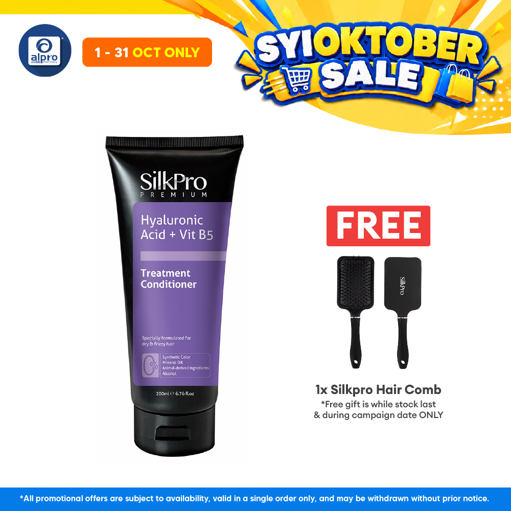 SilkPro Premium Treatment Conditioner 200mL | Retain Moisture & Reduce Brittleness