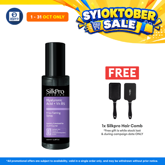 SilkPro Premium Frizz Taming Spray 100mL | Instant Fix for Frizzy Hair