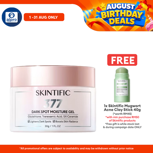 Skintific Symwhite 377 Dark Spot Moisture Gel 30g | Prevent Early Sign of Aging Skintific