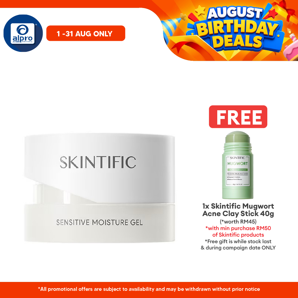 Skintific Sensitive Moisture Gel 40g | Maximise Soothing & Hydrating Skintific